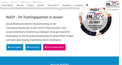 Desktop Screenshot of injoy-jessen.de